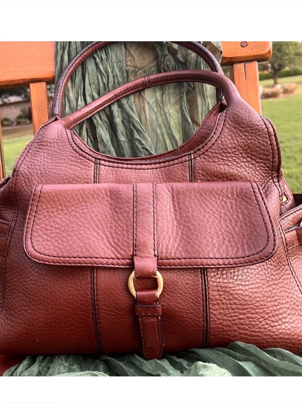 NWOT Terzetto bag. Brown. New condition.
